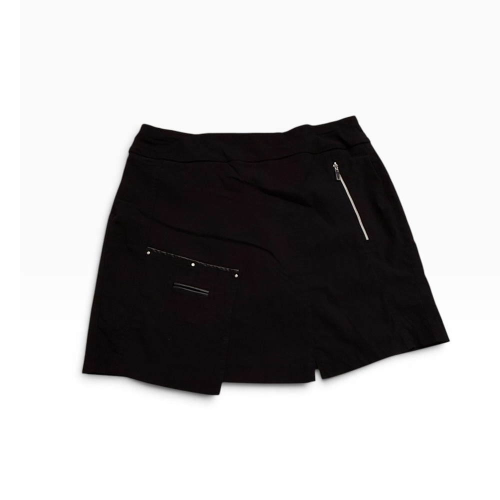 Jamie Sadock Skinnylicious Golf Skort Womens 12 Black Athleisure Utility Sport
